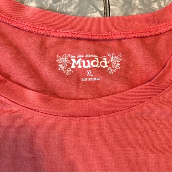 Mudd Coral Tunic Long Tee - Picture 3 of 3